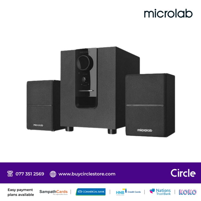 Microlab M106BT 2.1 Bluetooth Subwoofer Speaker - Image 2