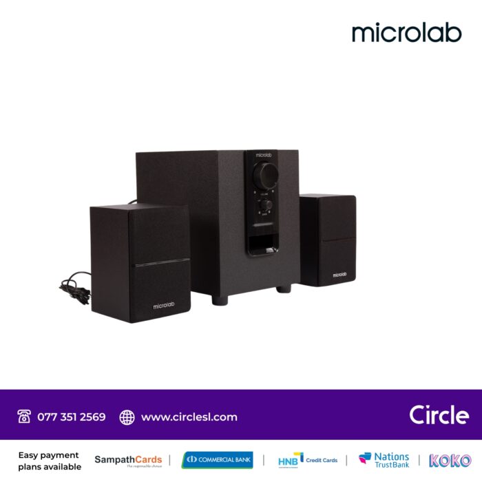 Microlab M106BT 2.1 Bluetooth Subwoofer Speaker - Image 3
