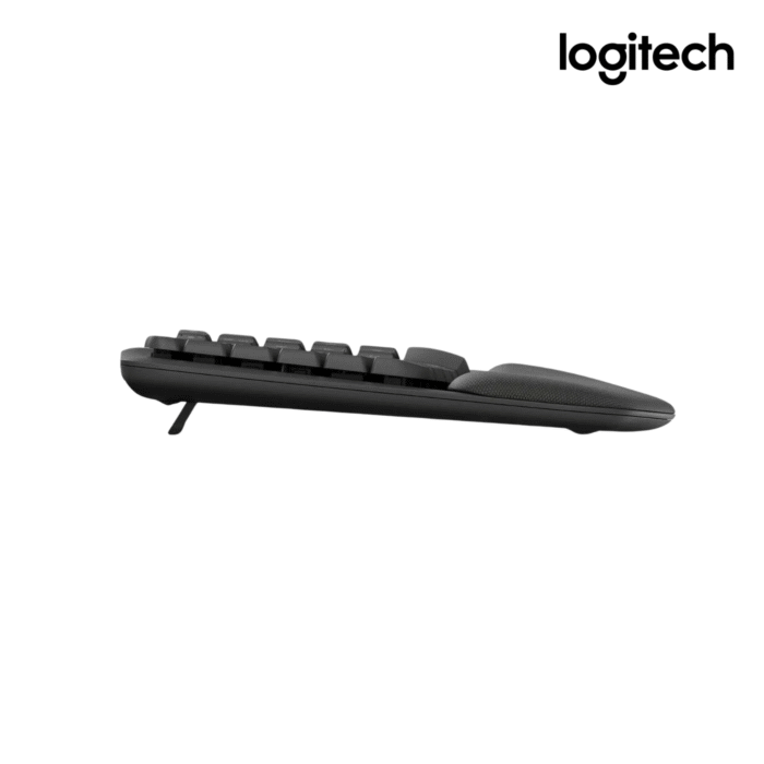 Logitech Wave Keys Wireless Ergonomic Keyboard with Cushioned Palm Rest - Image 2
