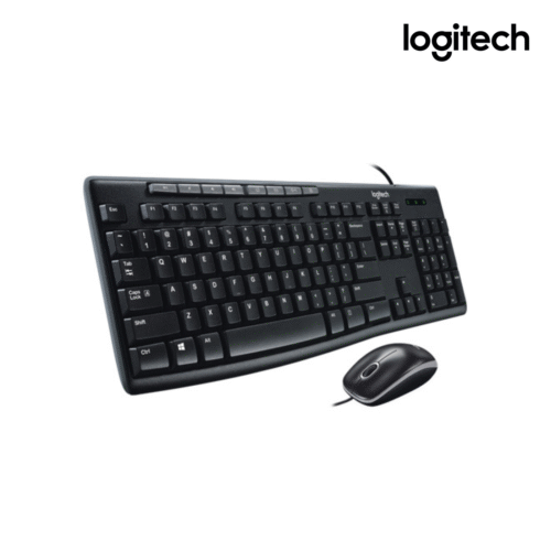 Logitech MK200 Wired Keyboard & Mouse Combo