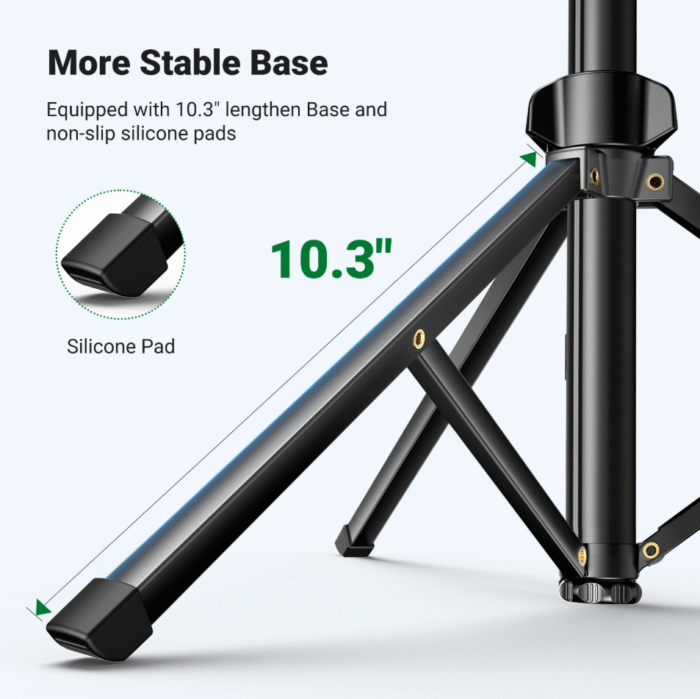 UGREEN 1.7 Meter Floor Tripod And Selfie Stick with Bluetooth Remote – LP680 - Image 3