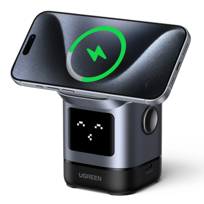 UGREEN 2-in-1 UNO Series Qi2 Magnetic Station Wireless Charger – W709