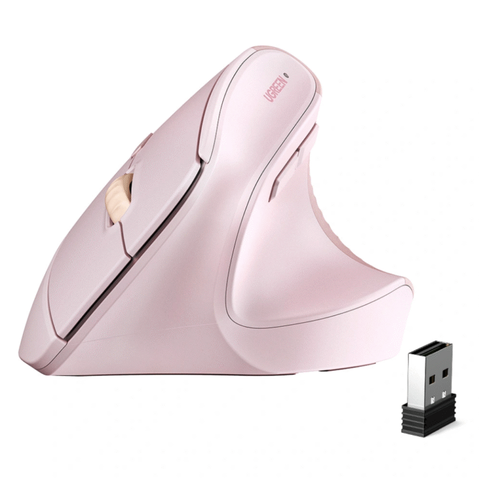 UGREEN 2.4GHz Wireless Vertical Mouse – M571 - Image 7
