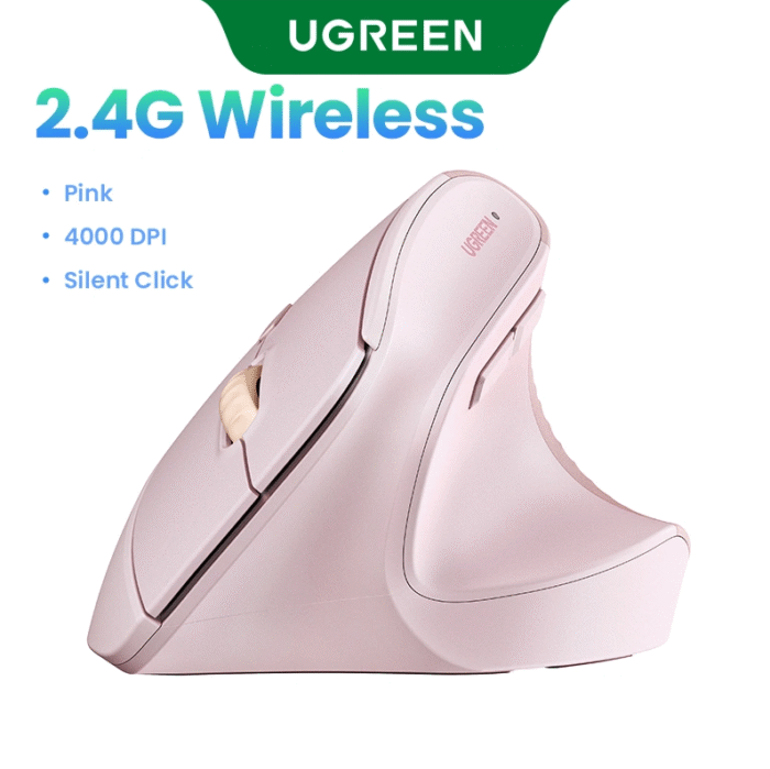 UGREEN 2.4GHz Wireless Vertical Mouse – M571 - Image 5
