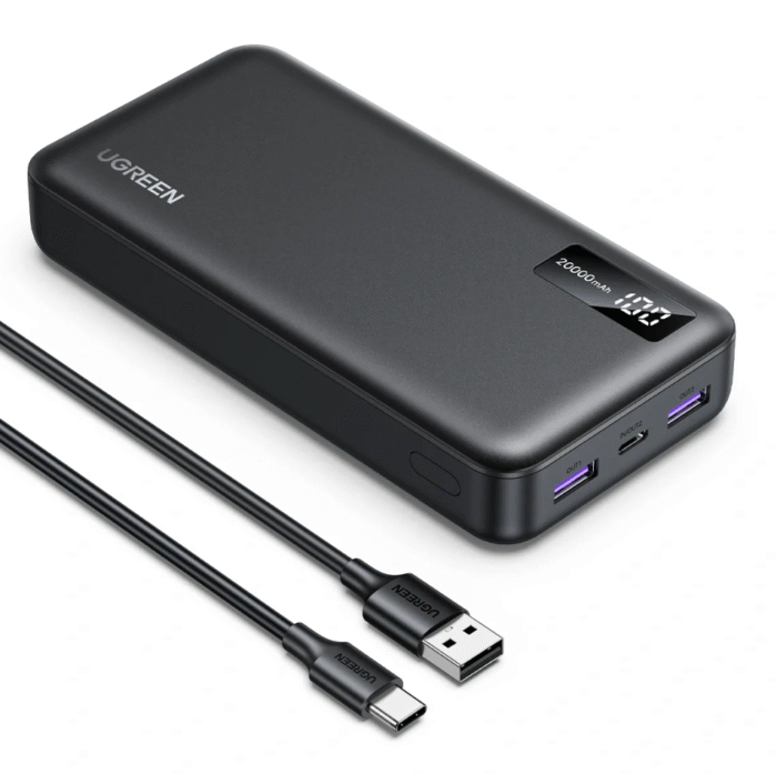 UGREEN 20000mAh 20W Two-way Fast Charging Power Bank – PB312