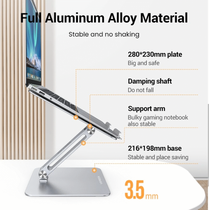 UGREEN Adjustable Laptop Stand – LP339 - Image 2