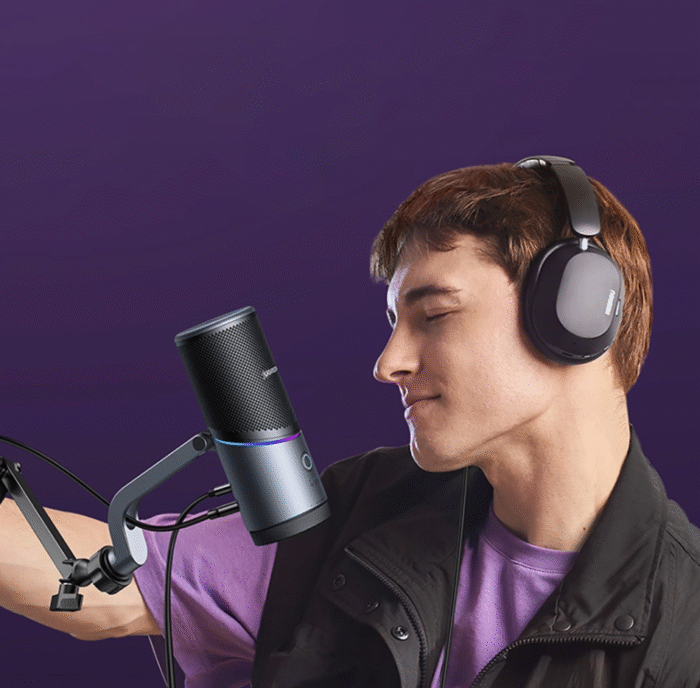 UGREEN Gaming USB Microphone With RGB Lights – CM769 - Image 5
