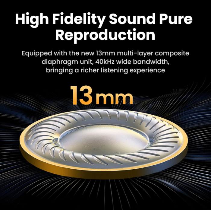 UGREEN HiTune H6 Pro Hybrid Active Noise-Cancelling Earbuds White - WS203 - Image 5
