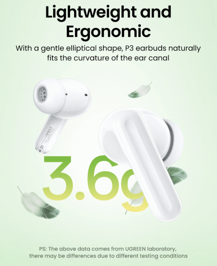 UGREEN HiTune P3 True Wireless Earbuds – WS207 - Image 3
