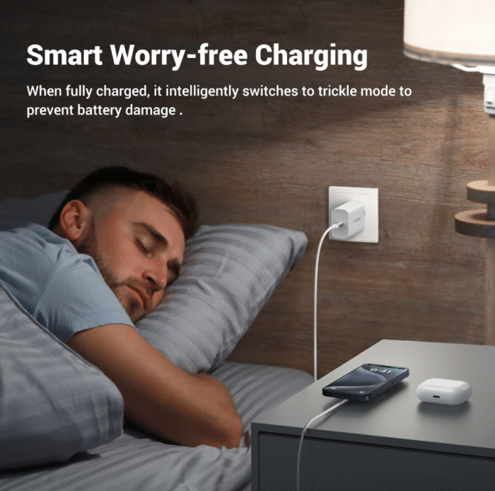 UGREEN Magnetic Wireless Charger 15W White – W703 - Image 2