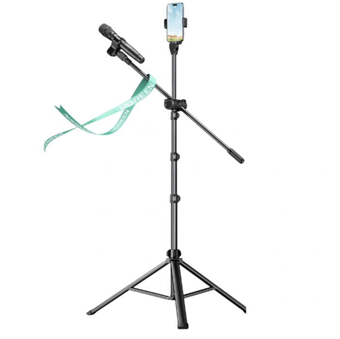 UGREEN Professional Floor Microphone And Phone Adjustable Tripod – LP679