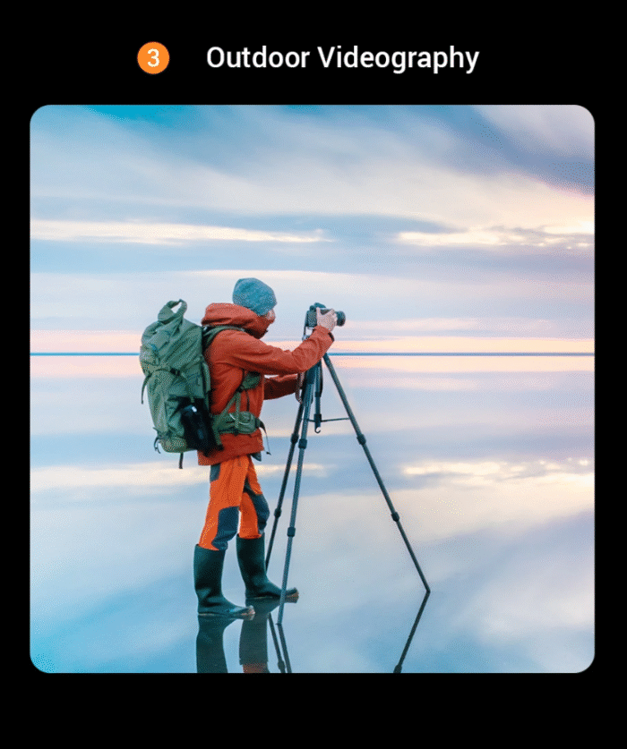 UGREEN Professional Tripod For Phone and Cameras (1.75m Maximum) – LP661 - Image 2