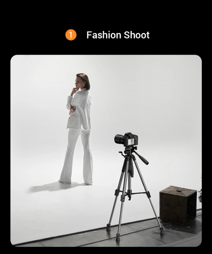 UGREEN Professional Tripod For Phone and Cameras (1.75m Maximum) – LP661 - Image 9