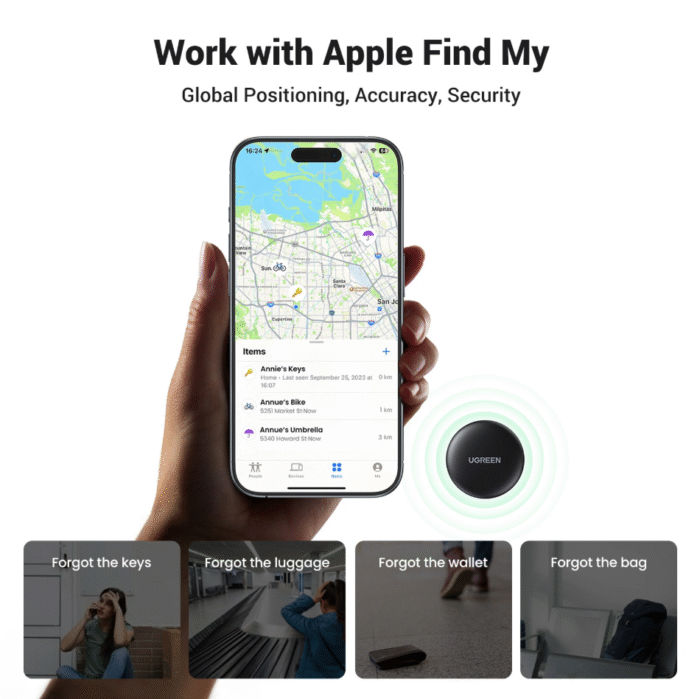 UGREEN Smart Bluetooth Finder - Supports for Apple find my phone app – CM520 - Image 2