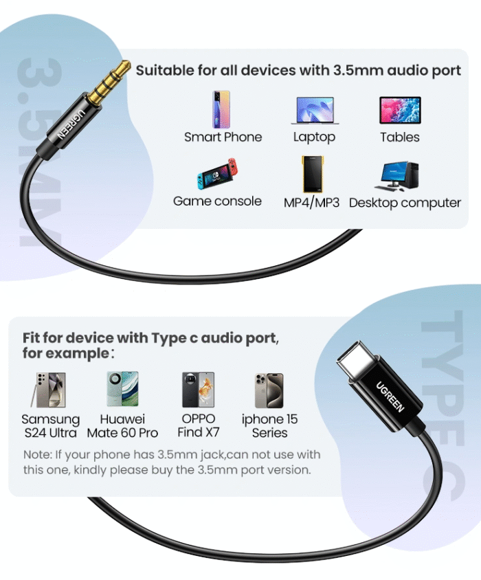 UGREEN Wired Earphones – EP106 - Image 3