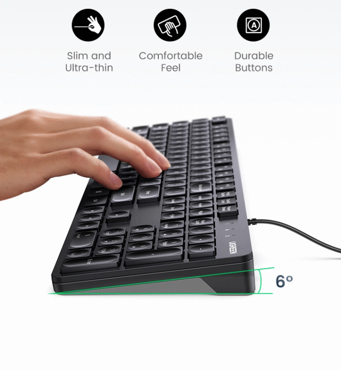 UGREEN Wired Keyboard – KU004 - Image 2