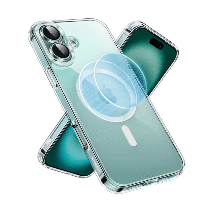 UGREEN iPhone 16 Plus Classy Clear Magnetic Protective Case – CA110 - Image 3