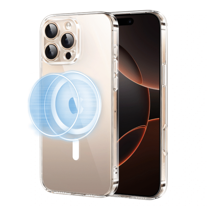 UGREEN iPhone 16 Pro Classy Clear Magnetic Protective Case Upgraded Version – CA111 - Image 3