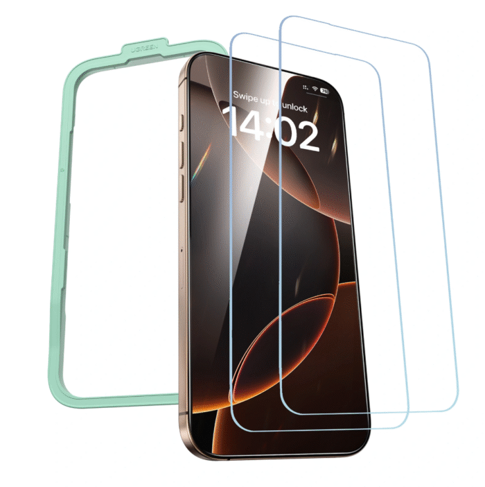 UGREEN iPhone 16 Pro Max HD Screen Protector with Installation Frame (2-Pack) – SP630