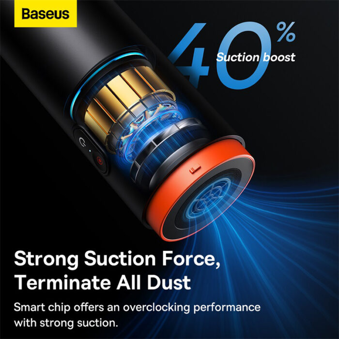 Baseus A2Pro 6000pa Car Vacuum Cleaner Black - Image 5