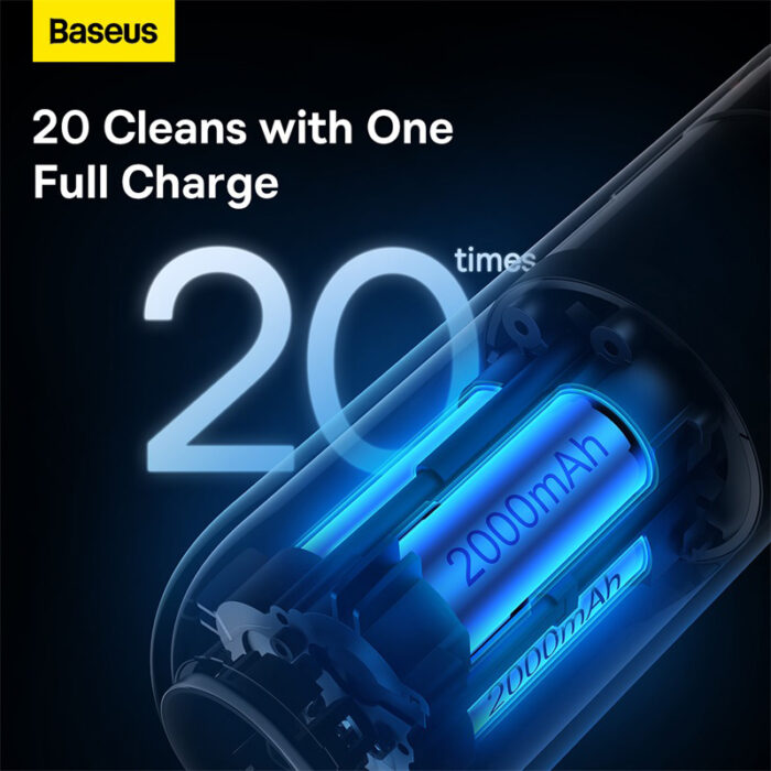 Baseus A2Pro 6000pa Car Vacuum Cleaner Black - Image 4
