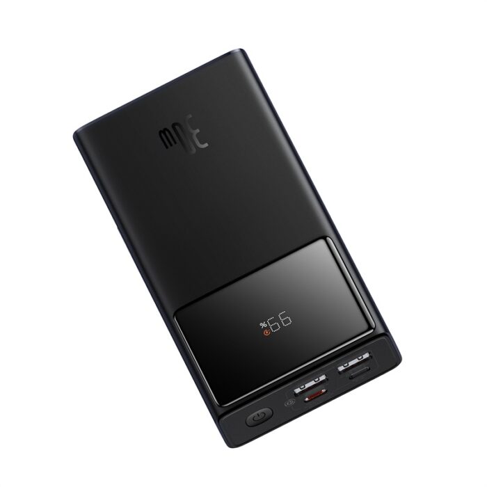 Baseus 10000mAh 30W Star-Lord Digital Display Fast Charging Power Bank – Cluster Black - Image 9