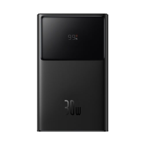 Baseus 10000mAh 30W Star-Lord Digital Display Fast Charging Power Bank – Cluster Black