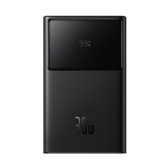 Baseus 10000mAh 30W Star-Lord Digital Display Fast Charging Power Bank – Cluster Black
