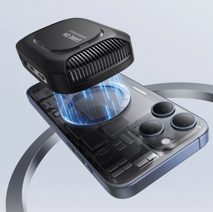 Baseus 15W MagPro II Series Ultra-Thin Magnetic Phone Cooler with Wireless Charger – Cosmic Black - Image 2