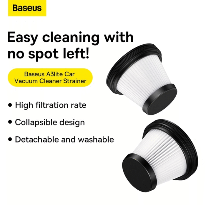 Baseus 2PCS A3lite Car vacuum Cleaner strainer - Image 7