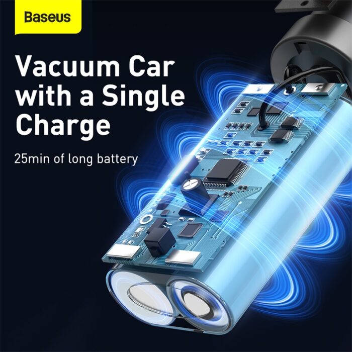 Baseus A1 4000Pa Vacuum Cleaner Dark Space Black - Image 4