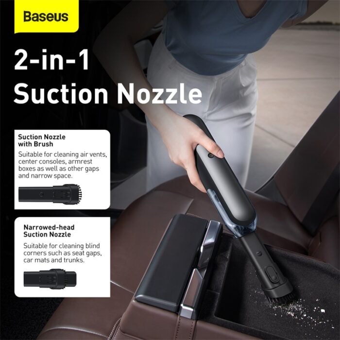 Baseus A1 4000Pa Vacuum Cleaner Dark Space Black - Image 2