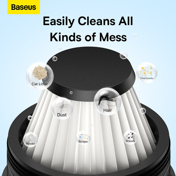 Baseus A2pro Car vacuum Cleaner strainer - Image 5
