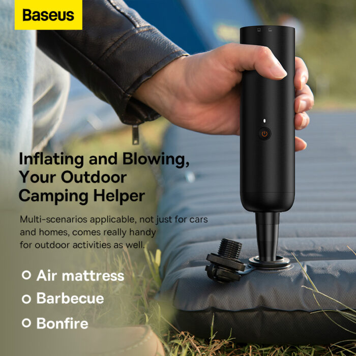 Baseus A3lite 12000pa 100W Car Vacuum Cleaner – Black - Image 3