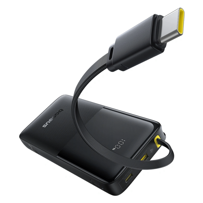 Baseus Bipow 2 10000mah 20W Digital Display Power Bank With Built-in Type C Cable - Image 5