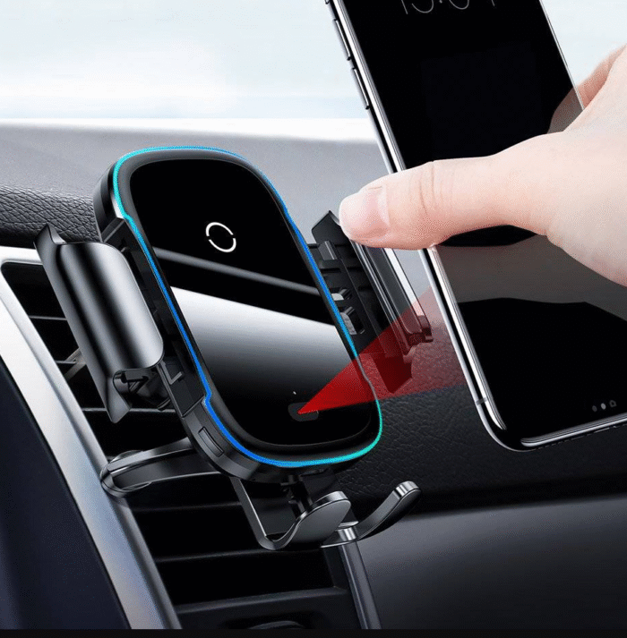 Baseus Halo 15W Electric Wireless Charging Car Mount - Image 12