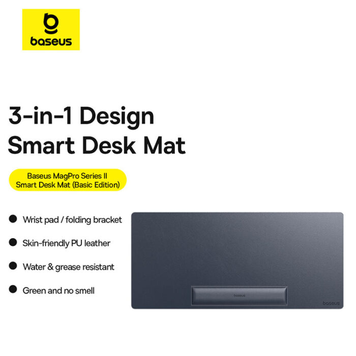 Baseus MagPro Series II Smart Desk Mat (Basic Edition) – Cosmic Black - Image 6