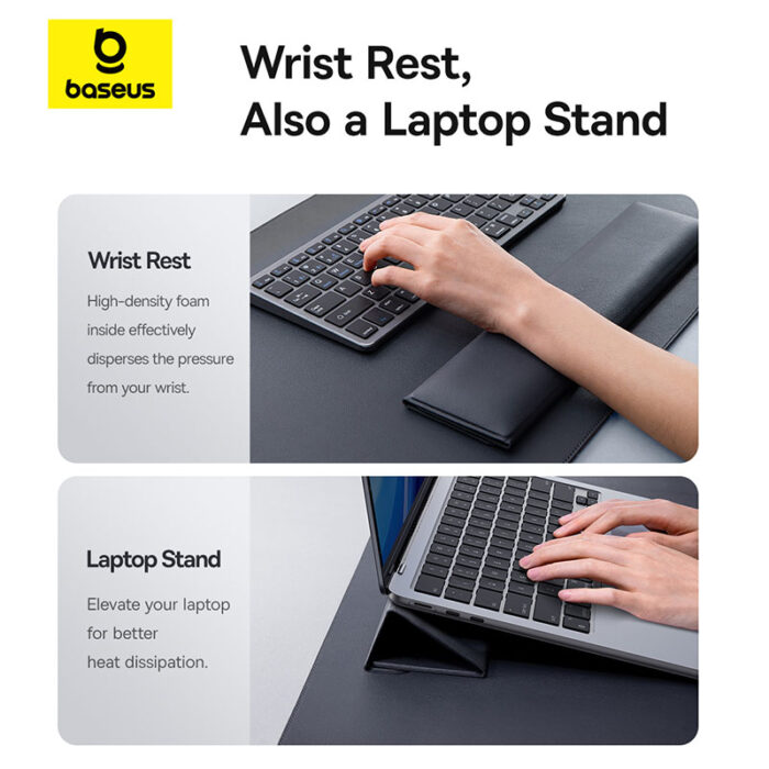 Baseus MagPro Series II Smart Desk Mat (Basic Edition) – Cosmic Black - Image 5