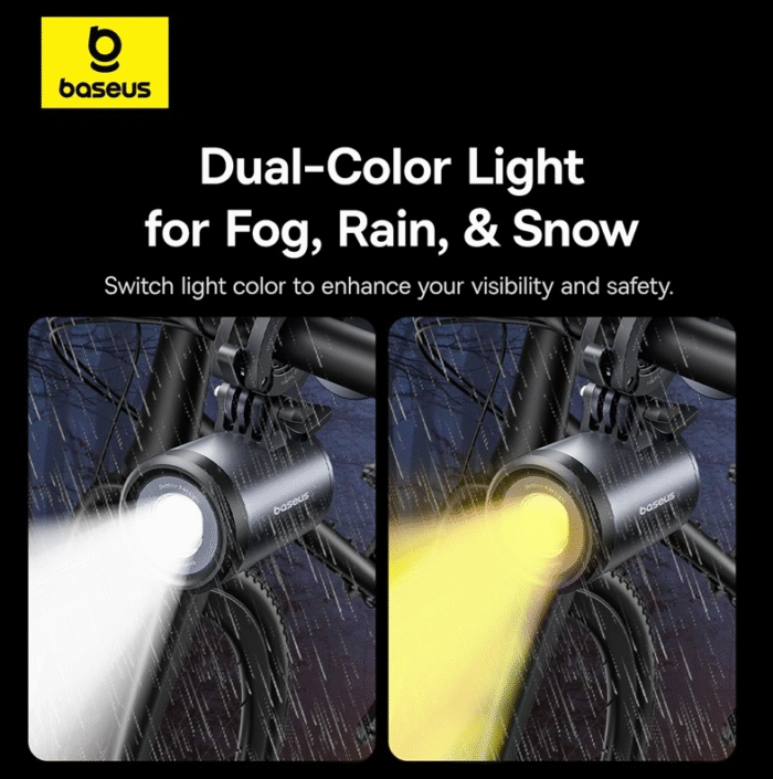 Baseus Metal PrimeTrip Series Dual-Colour Bike Light 2-in-1 Set - Image 14
