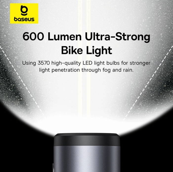 Baseus Metal PrimeTrip Series Dual-Colour Bike Light 2-in-1 Set - Image 12