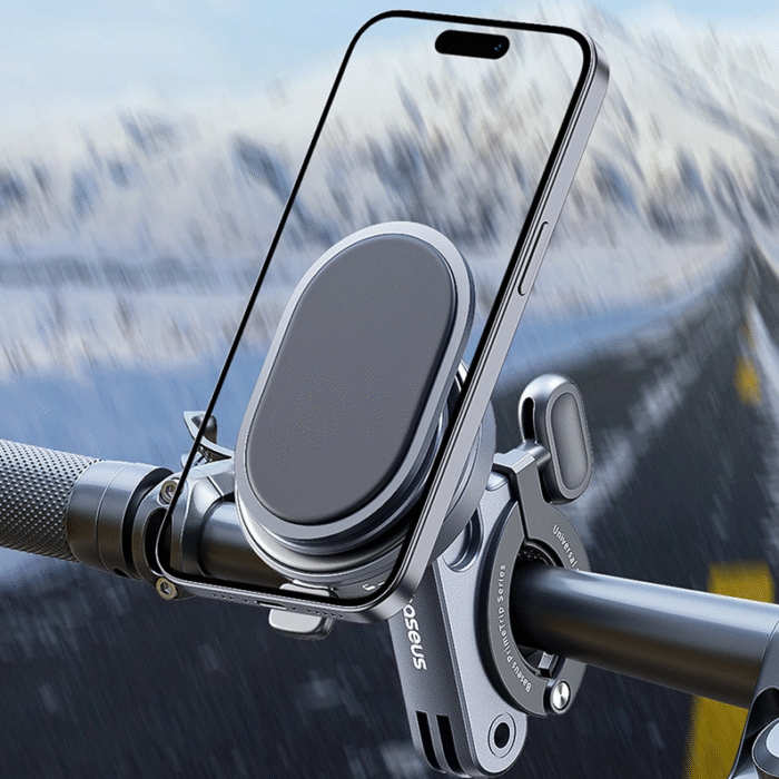 Baseus Metal PrimeTrip Series Stick-on Type Bike Phone Mount Holder - Image 8