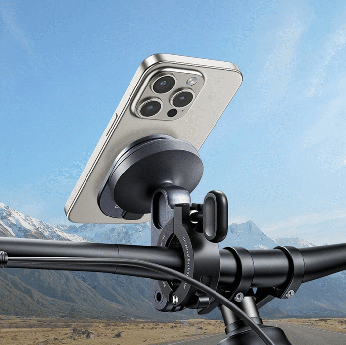 Baseus Metal PrimeTrip Series Stick-on Type Bike Phone Mount Holder - Image 7