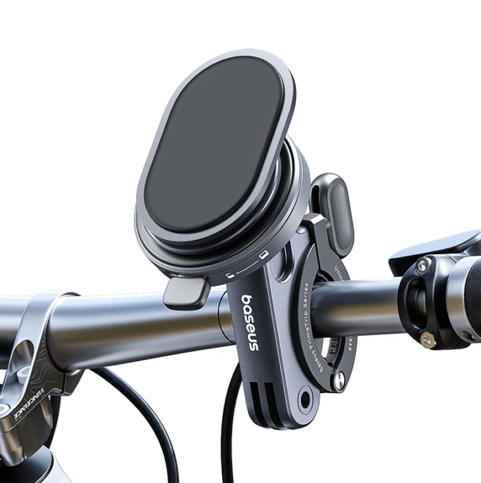 Baseus Metal PrimeTrip Series Stick-on Type Bike Phone Mount Holder - Image 4
