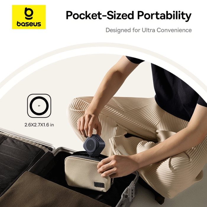 Baseus PicoGo Series 2-in-1 Magnetic Wireless Charger Qi2 67W - Image 8