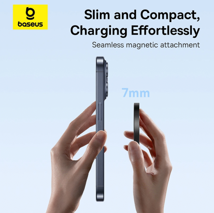 Baseus Qi2 15W Simple Mini4 Air Magnetic Wireless Charger - Image 7