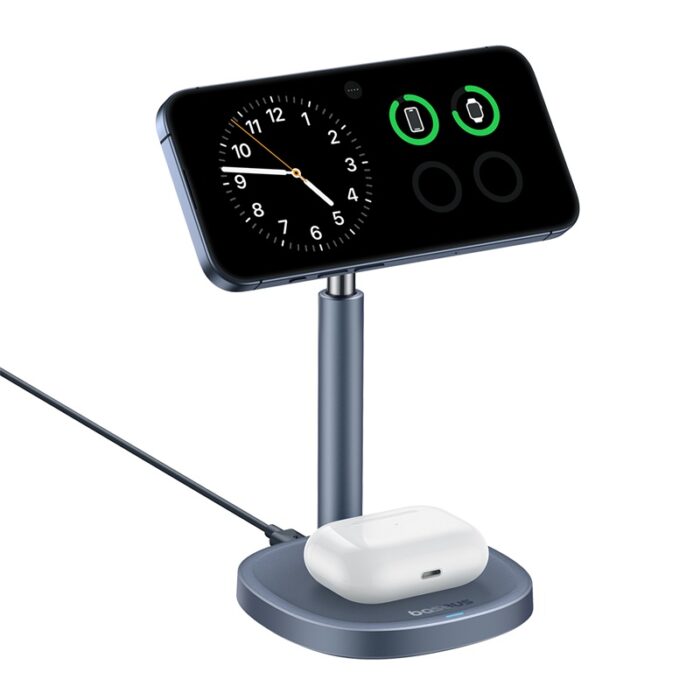 Baseus Qi2 20W Orbit 2 Pro Air-Cooled 2-in-1 Wireless Charging Stand - Image 7