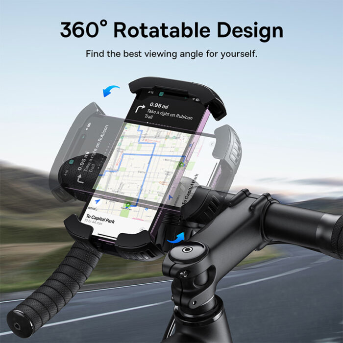 Baseus QuickGo Series Bike Phone Mount Holder - Image 4