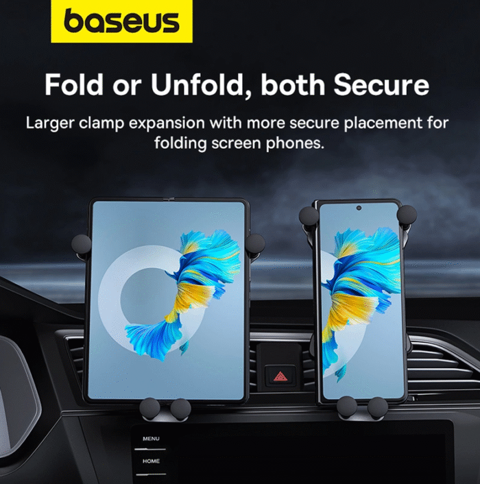 Baseus UltraControl Mega Series Folding Screen Phone Car Mount - Image 9
