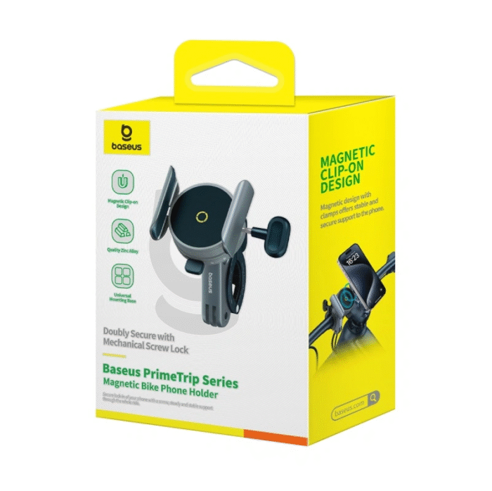 Baseus Zinc Alloy PrimeTrip Series Magnetic Bike Phone Holder - Image 3
