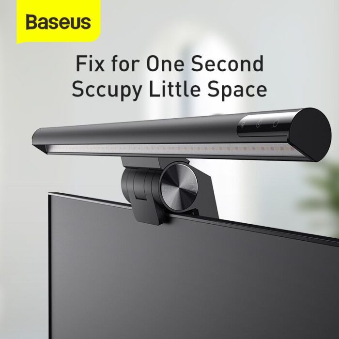 Baseus i-wok Series USB Stepless Dimming Screen Hanging Light (Youth) Black – DGIWK-B01 - Image 4